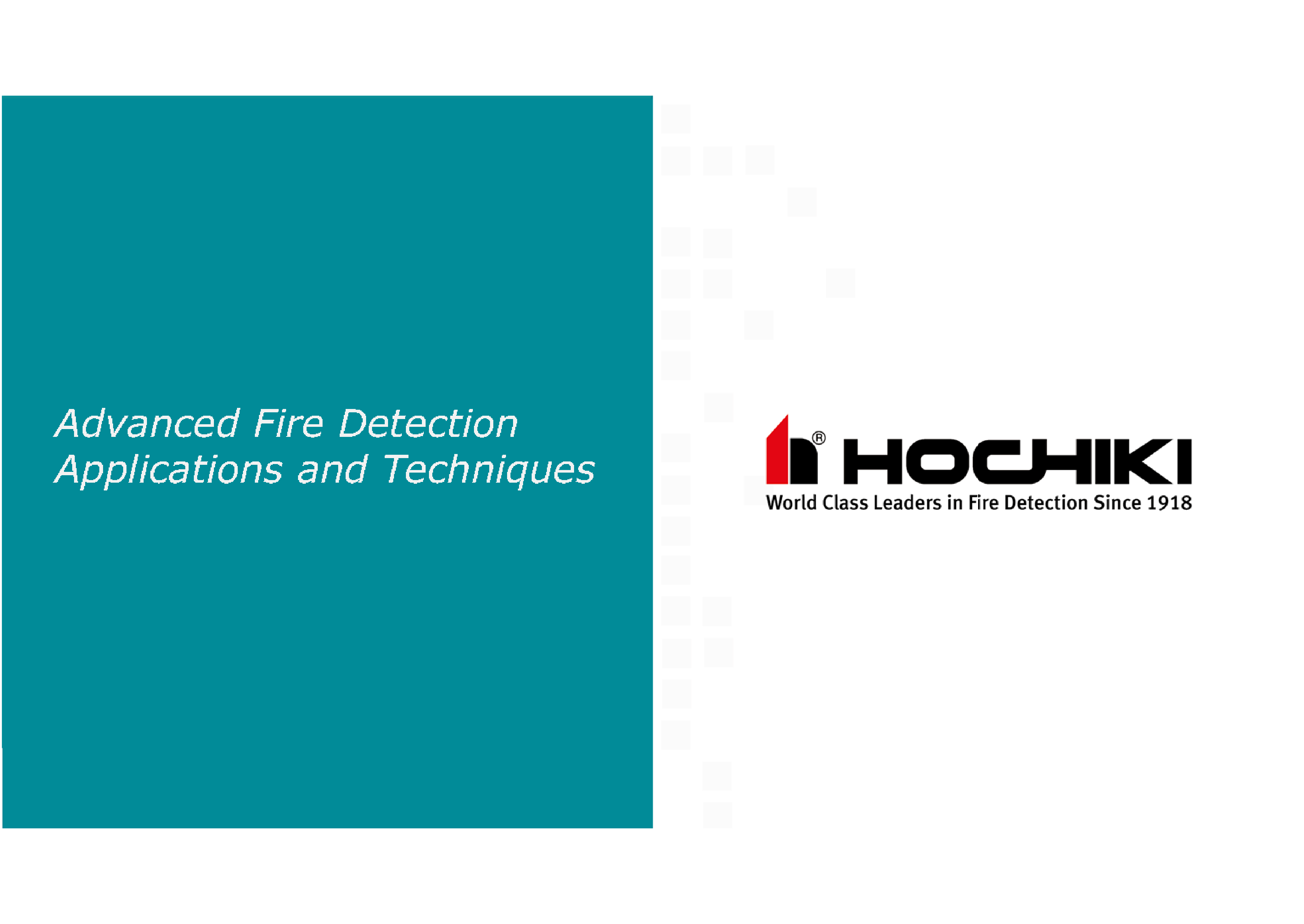 Advanced Fire Detection Applications and Techniques
