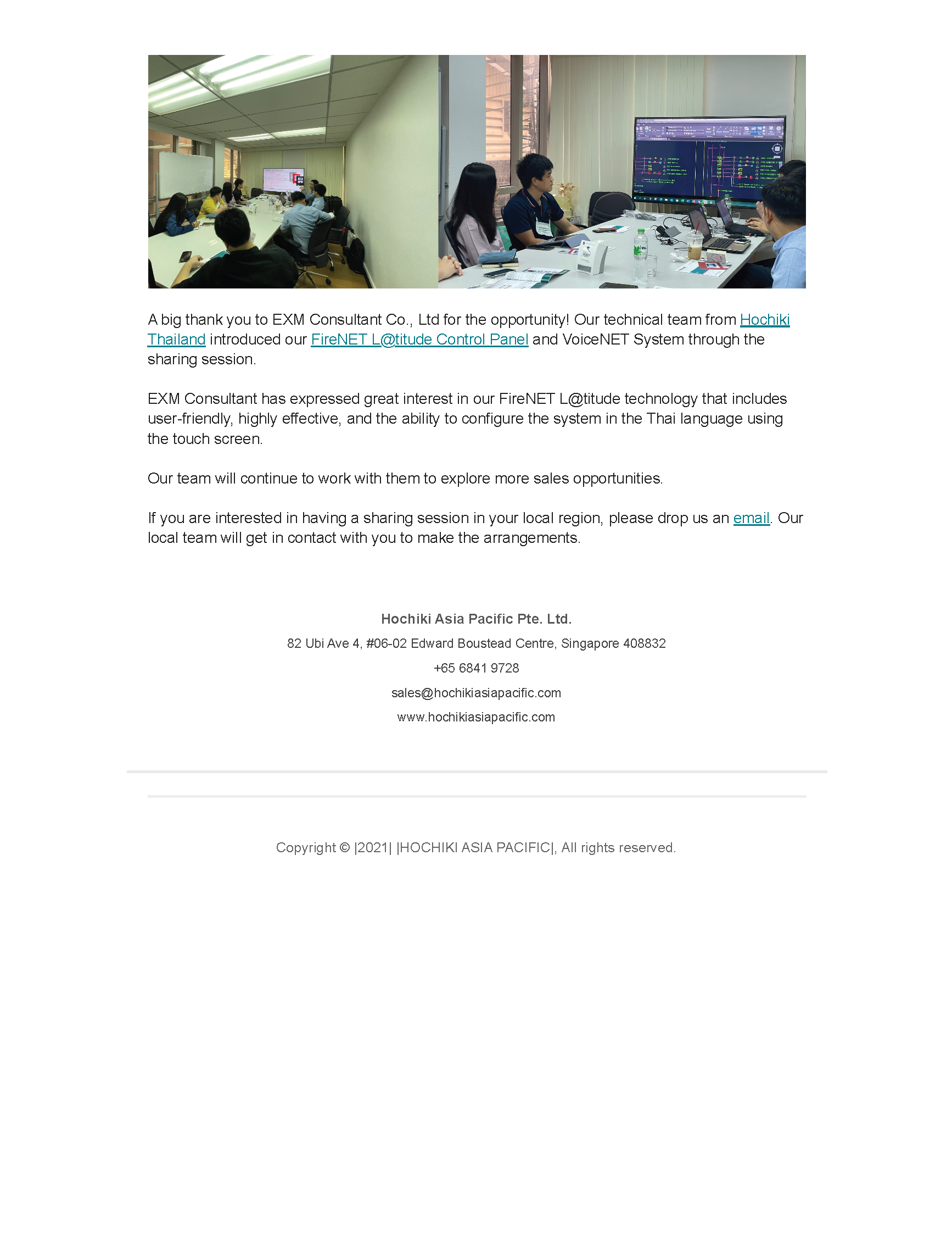 Hochiki Asia Pacific - Newsletter (Dec 2020 - Jan 2021) Page 07